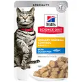 Hill's Science Diet Urinary Hairball Control Adult Ocean Fish Pouches Wet Cat Food - 85g