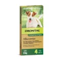Drontal Allwormer Tablets < 3kg Small Dog 4 Pack