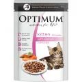 OPTIMUM Kitten Salmon Chunks In Jelly Wet Cat Food - 85g