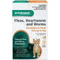 Aristopet Animal Health Fleas, Heartworm And Worms For Kittens and Small cats up to 4kg - 3pk
