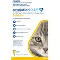 Revolution Plus Flea & Tick Treatment 1.25-2.5kg Cat 3 Pack - 3pk