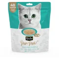Purr Puree Tuna & Fibre Hairball Sachets Cat Treats - 4x15g