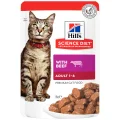Hill's Science Diet Adult Beef Wet Cat Food - 85g