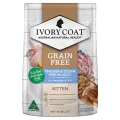 Ivory Coat Grain Free Kitten Wet Food Chicken & Ocean Fish in Jelly - 85g