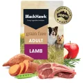 Black Hawk Grain Free Adult Lamb Dry Dog Food - 15kg