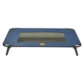 Buddy & Belle Deluxe Raised Outdoor Dog Bed Navy - Large