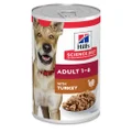 Hill's Science Diet Adult with Turkey Canned Wet Dog Food - 370g
