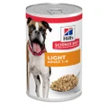 Hill's Science Diet Adult Light Canned Wet Dog Food - 370g