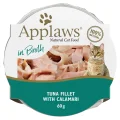 Applaws Natural Tuna Fillet with Calamari in Broth Wet Cat Food Pot - 60g