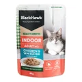Black Hawk Healthy Benefits Indoor Cat Food Chicken Whitefish in Gravy - 85g