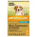 Advocate Flea & Worming Treatment 4-10kg Dog - 6pk
