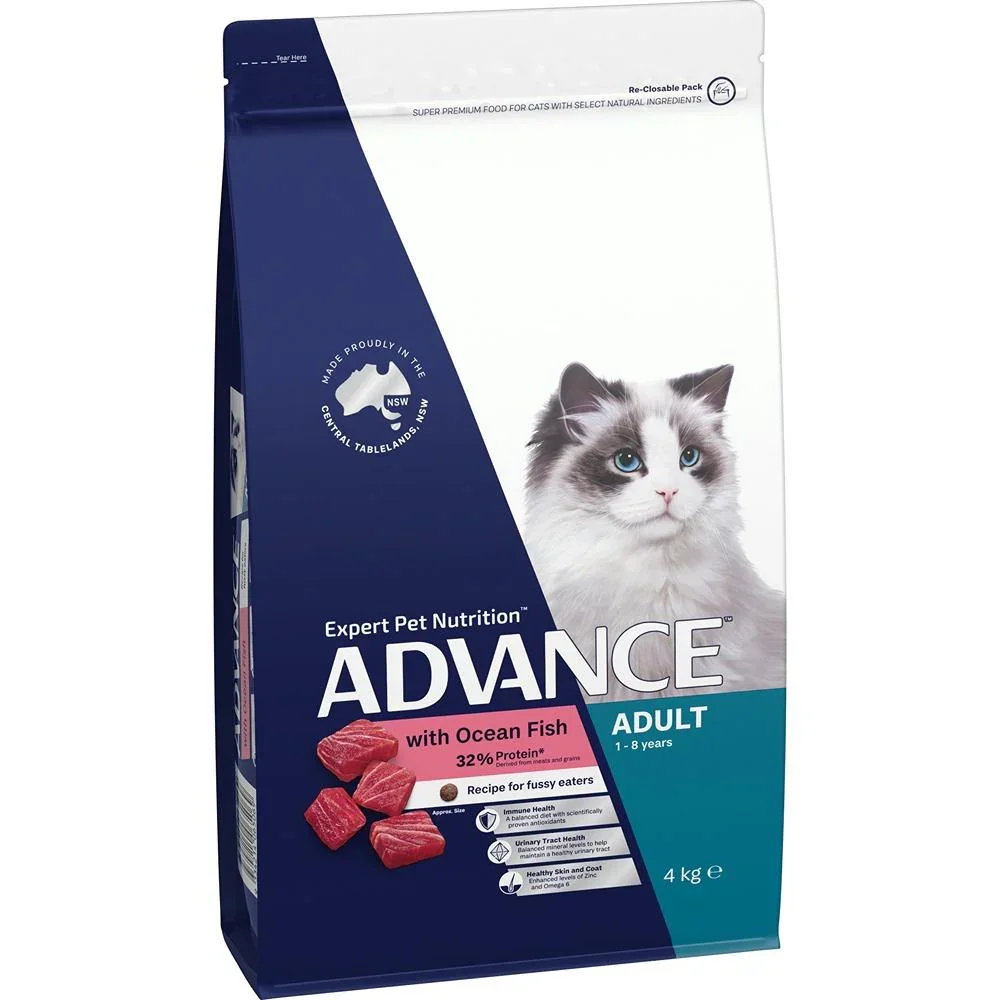 Advance Adult Ocean Fish Dry Cat Food - 4kg