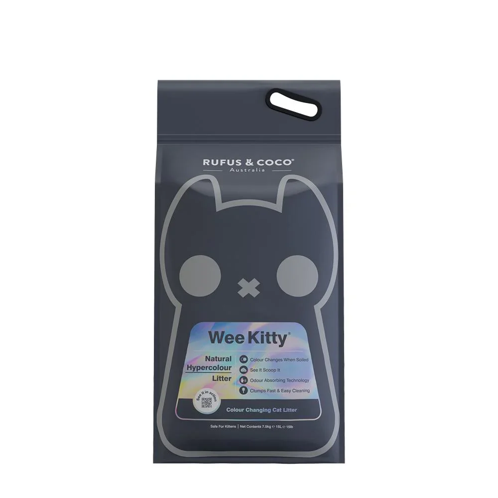 Rufus & Coco Wee Kitty Natural Hypercolour Tofu Cat Litter - 7L