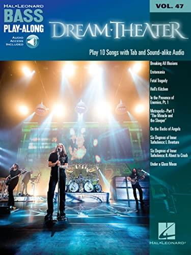 Hal Leonard Dream Theater Bass Play-Along Volume 47 Book: Bass Play-Along Volume 47 Book/Online Audio