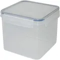 HomeLeisure Square Clip Close Container, 3.1 Litre Capacity