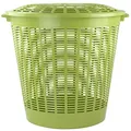 HomeLeisure Linen Hamper Basket, Green, 62 Litre Capacity