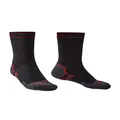 Bridgedale StormSock Heavyweight Boot Length Waterproof Hiking Sock, Black/Red, XL