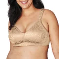 Playtex Women's 18 Hour Ultimate Lift And Support Wire Free Bra, Nude, 44D