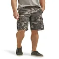 Lee Men's Big-Tall Dungarees Belted Wyoming Cargo Short, Ash Camo, 48