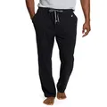 Nautica Men's Soft Knit Sleep Lounge Pant, True Black, Large