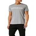 Calvin Klein Jeans Men's Institutional T-Shirt, Grey, 2XL