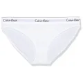 Calvin Klein Women's Modern Cotton Bikini, White, XS