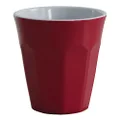 Serroni Two-Tone Melamine Cup, Red, 16749