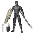 Marvel Avengers Titan Hero Series Black Panther Action Figure (12 inches, Multicolor)