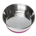 Rogz Anchovy Stainless Steel Durable Non Slip Cat Bowl Pink Extra Small