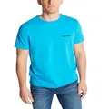 Nautica Men's Short Sleeve Solid Crew Neck T-Shirt, Hawaiian Ocean, X-Large