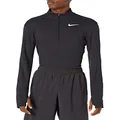 Nike Men's Pacer Half-Zip Top, Black/Black/Reflective Silver, M