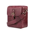 MegaGear Mirrorless, Instant and DSLR Cameras MegaGear Torres Mini MG1700 Genuine Leather Camera Messenger Bag for Mirrorless, Instant and DSLR Cameras - Maroon Camera Messenger Bag, Maroon (MG1700)
