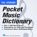 Hal Leonard The Hal Leonard Pocket Music Dictionary Book