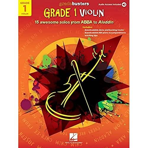 Hal Leonard Gradebusters Grade 1 Violin Book: 15 Awesome Solos from Abba to Aladdin