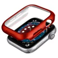 SPIGEN Thin Fit Case Designed for Apple Watch Series SE2/6/SE/5/4 (44mm) Exact Fit Ultra Slim Hard Cover - Red