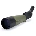 CELESTRON Ultima 22-66x100 Angled Spotting Scope for Birding, Whale Watching, Boat Watching and Astronomy, 22-66x Zoom Magnification, 100mm Objective, Green (52252)