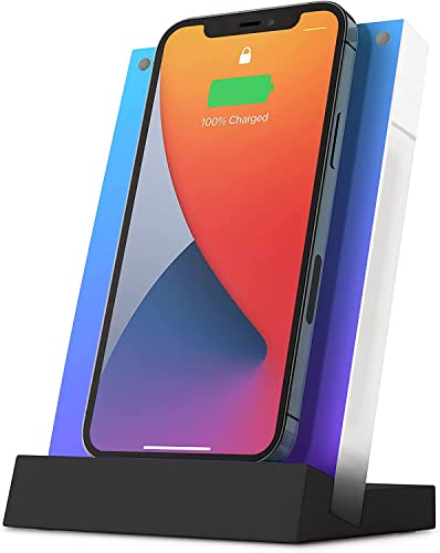 Twelve South PowerPic mod | Multi-Position Wireless 10W Qi Charger for iPhone/Wireless Charging Smart Phones and AirPods Pro (Black), 12-2019