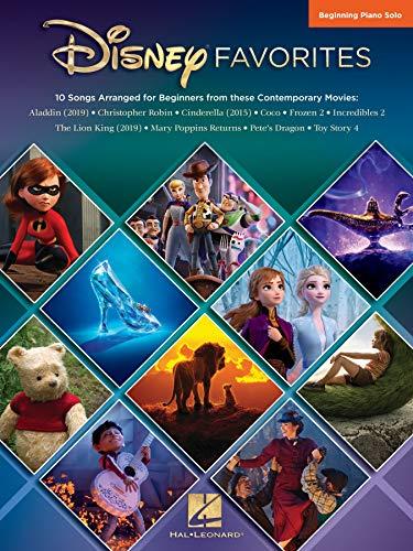 Hal Leonard Disney Favorites, Book: 10 Songs Arranged for Beginners from Contemporary Movies