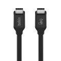Belkin USB 4.0 USB-C Cable, Black, Size 0.8 Meter