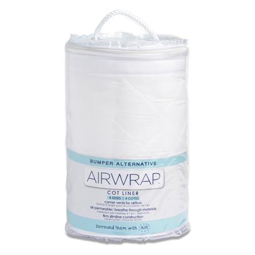 Airwrap 4 Sides Mesh Cot Liner, White