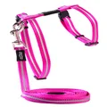 Rogz Alleycat Reflective Cat Harness Pink Small with Variable Load Safety Release Buckle