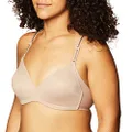 Warner's Women's No Side Effects Wire-Free Contour Bra, Toasted Almond, 36A
