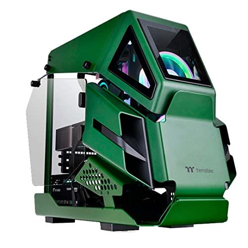 Thermaltake AH T200 Tempered Glass Micro Case Racing Green Edition