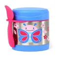 Skip Hop Baby Zoo Insulated Food Jar and Spork Set, Blossom Butterfly