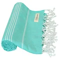 Bersuse 100% Cotton Anatolia Turkish Towel - 37X70 Inches, Mint Green
