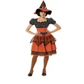 Rubie's Womens Polka Dot Witch Costume, As Shown, Medium