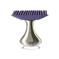 Dexas 8 inch Silicone Basting Brush with Stainless Steel Handle, Purple