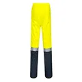 Huski K8101 High Visibility Waterproof Farmers Hi-Vis Pants Yellow/Navy, X-Small