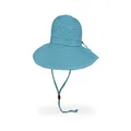 Sunday Afternoons Womens Beach Sun Hat, Blue Larkspur, Large US