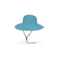 Sunday Afternoons Womens Beach Sun Hat, Blue Larkspur, Large US